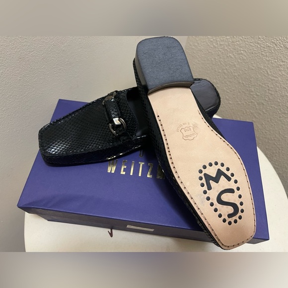 Stuart Weitzman Bobbit Serpentine shoes/Mules - Picture 5 of 10